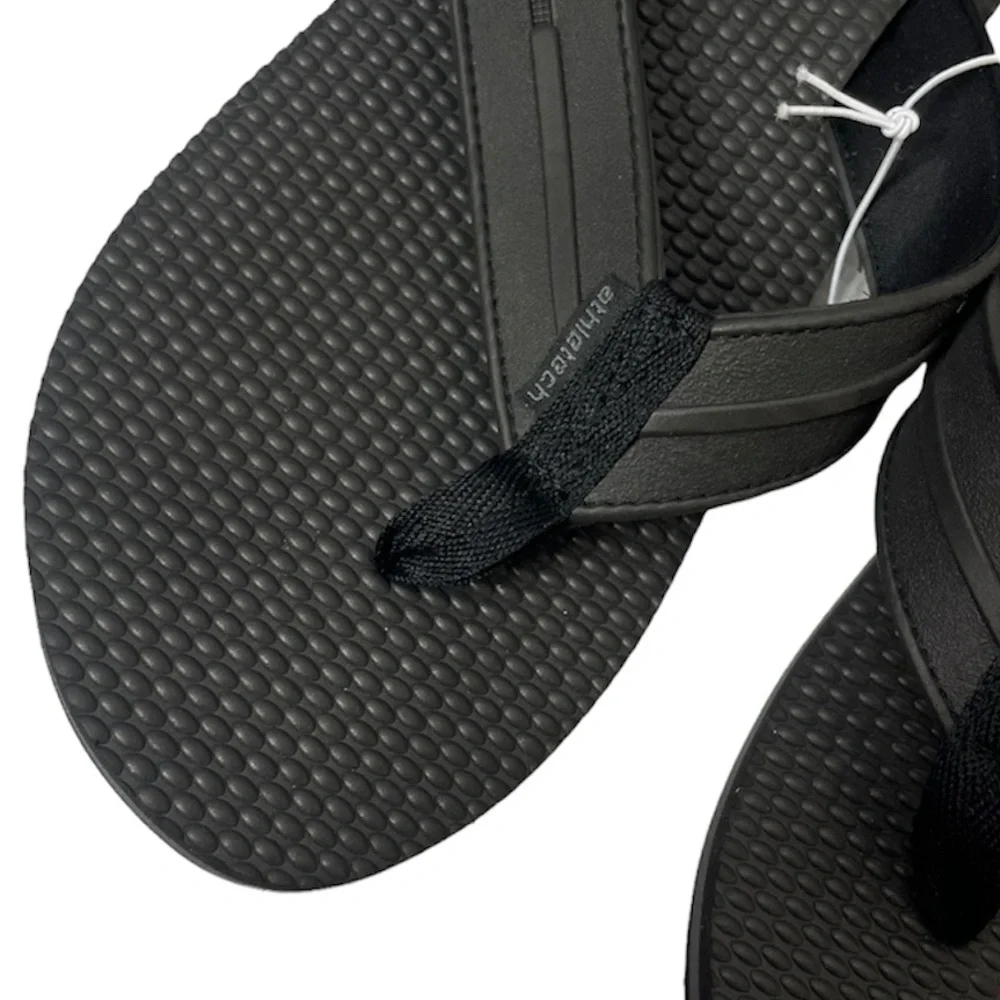 Black Flip Flop Beach Sandals Mens Size 12